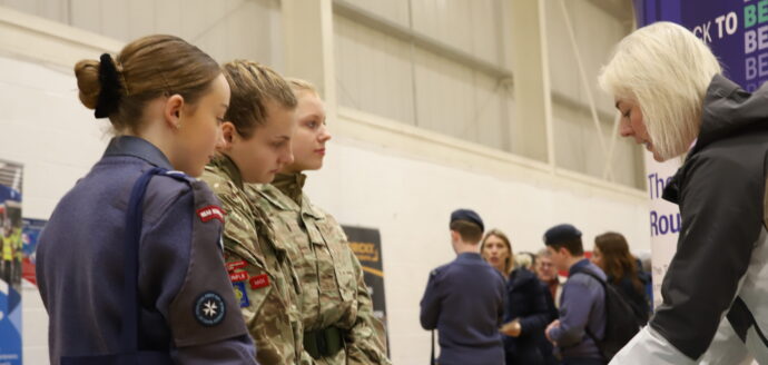 cadets meeting an employers